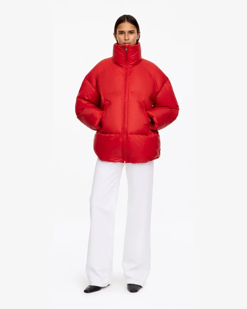 Arket Re:Down® Steppjacke -Rot Rot