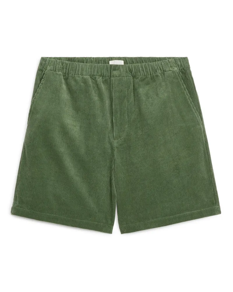 Arket Cord-Shorts -Grün Grün