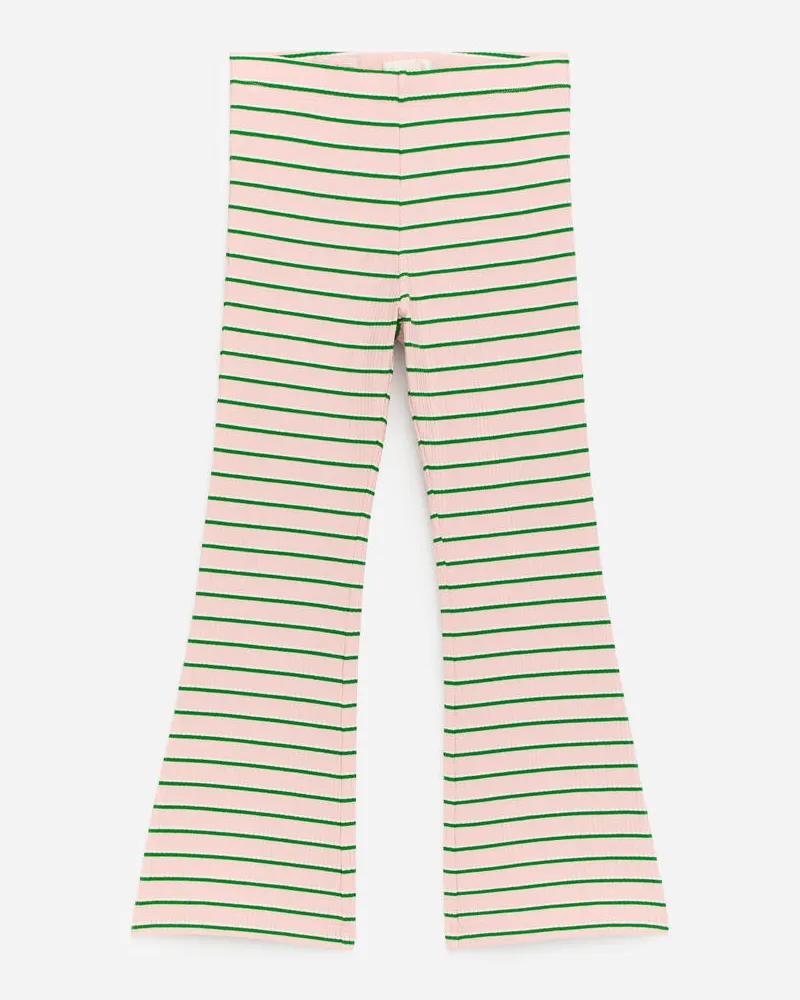 Arket Ausgestellte Gerippte Leggings -Rosa Rosa