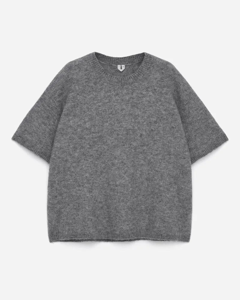 Arket Pullover Aus Alpakawolle Und Wolle -Grau Grau