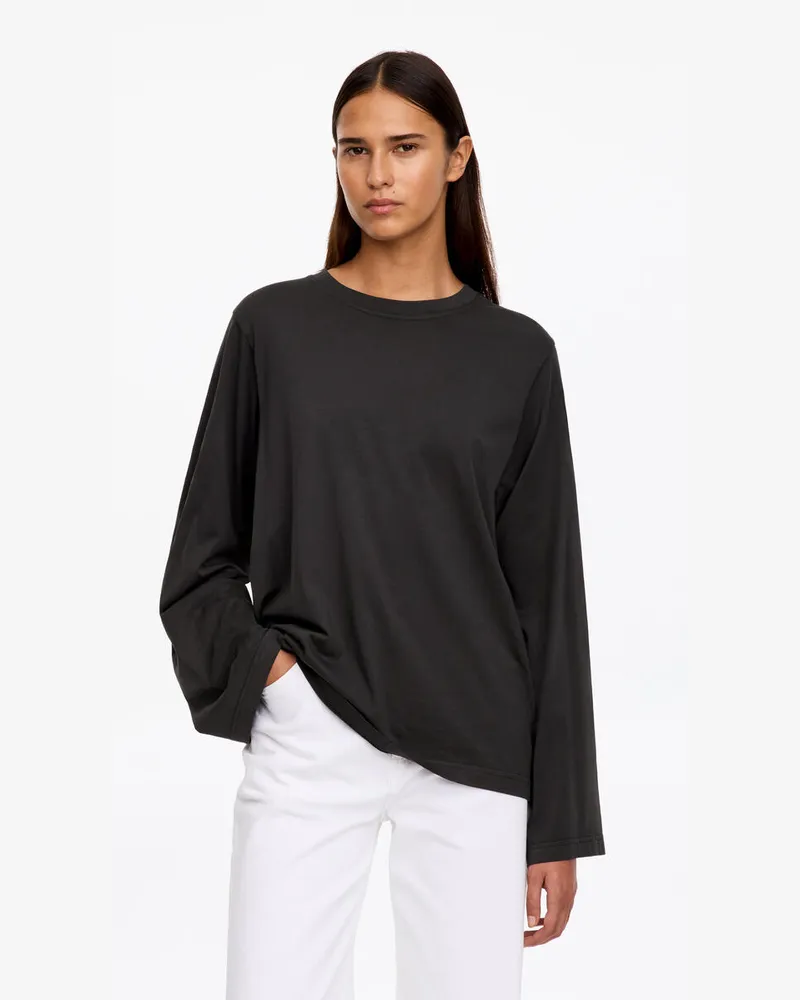 Arket Langarmshirt -Schwarz Schwarz