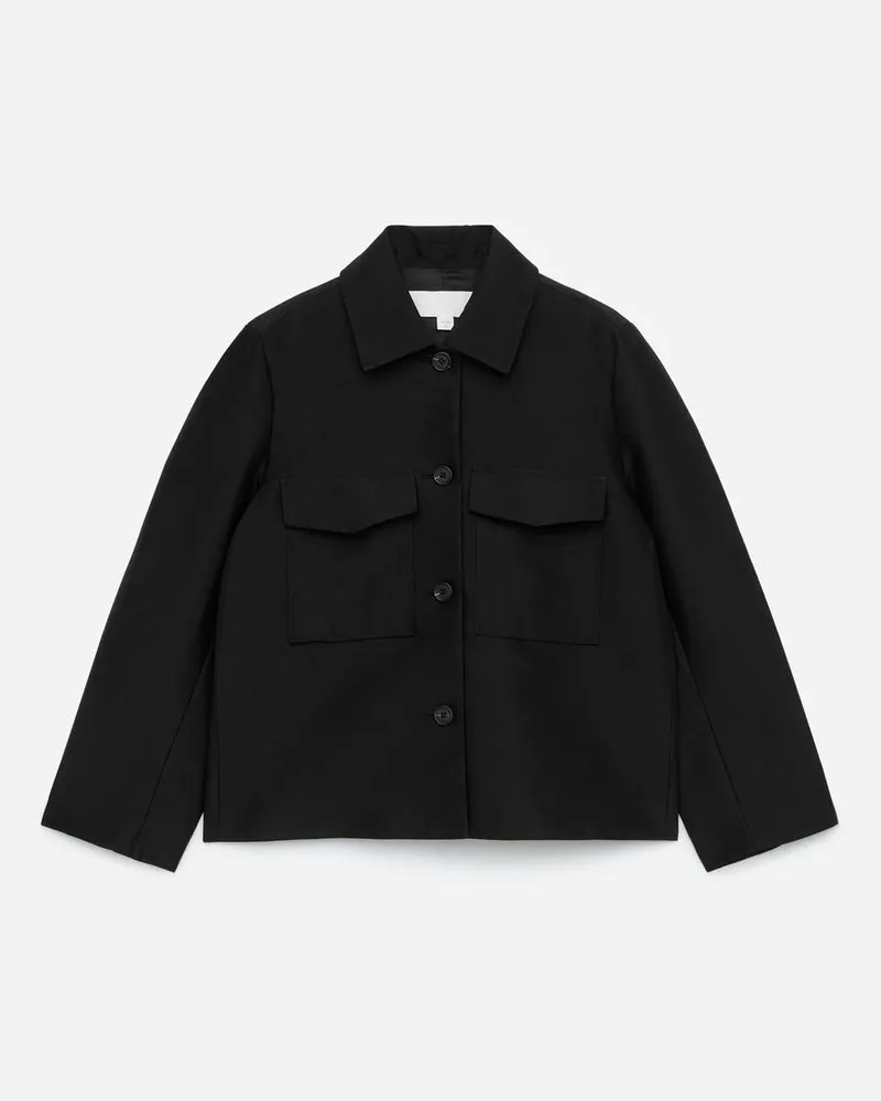 Arket Jacke Aus Lyocell-Mischung - Schwarz Schwarz