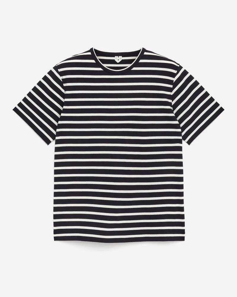 Arket Schweres T-Shirt -Blau Blau