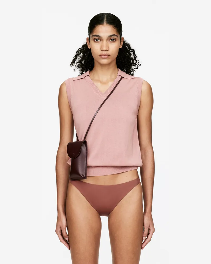 Arket Tief Sitzende Bikinihose -Orange Orange