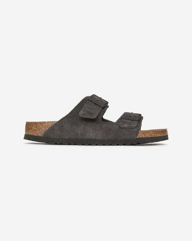 Arket Veloursledersandale Arizona Von Birkenstock -Grau Grau