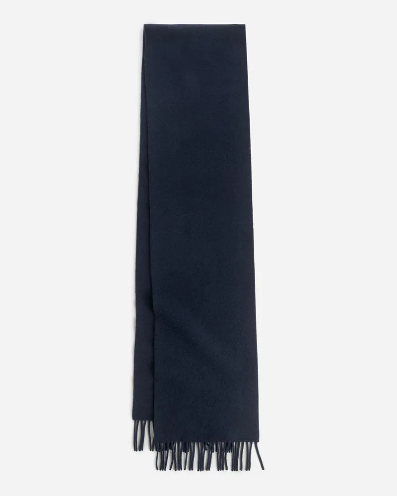 Arket Wollschal - Blau Dunkelblau