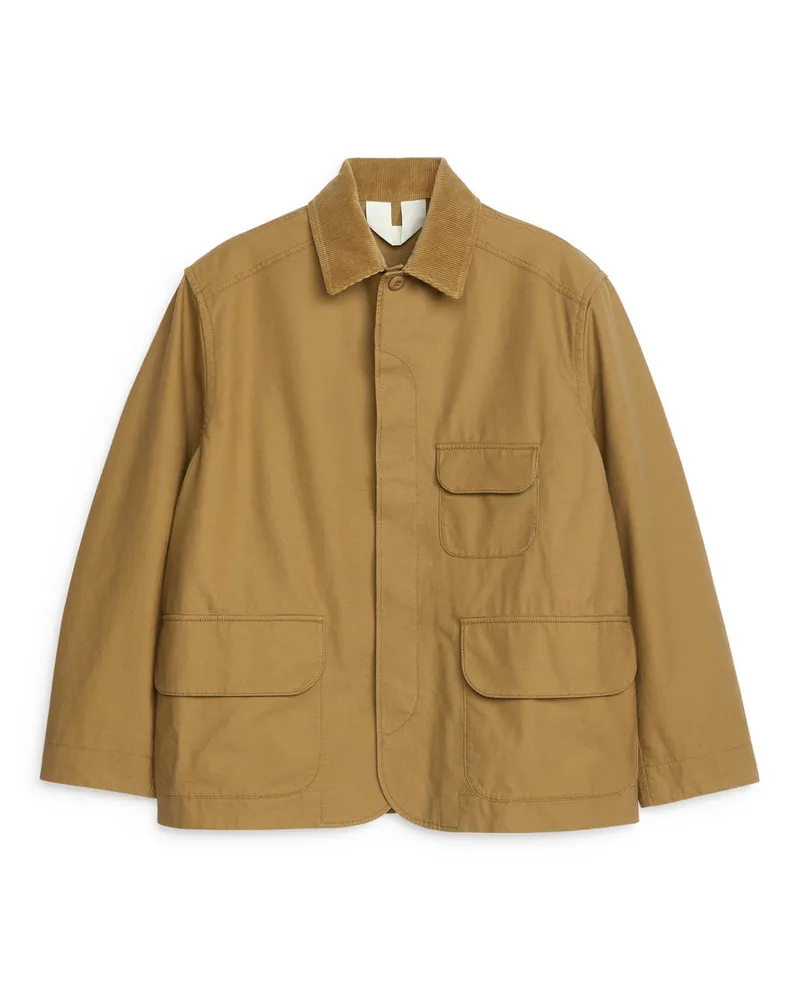 Arket Jagdjacke - Beige Dunkelbeige