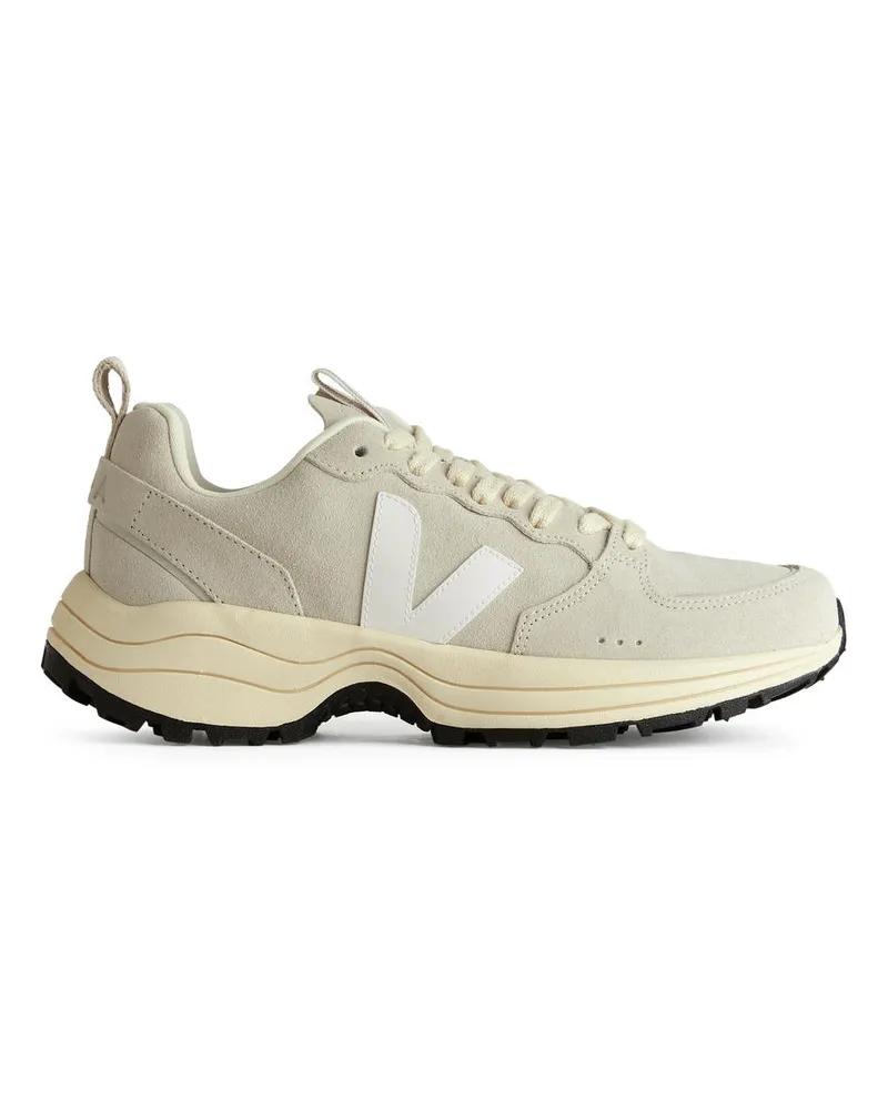 Arket Wildlederturnschuh Venturi Von Veja - Beige|Weiß Weiß