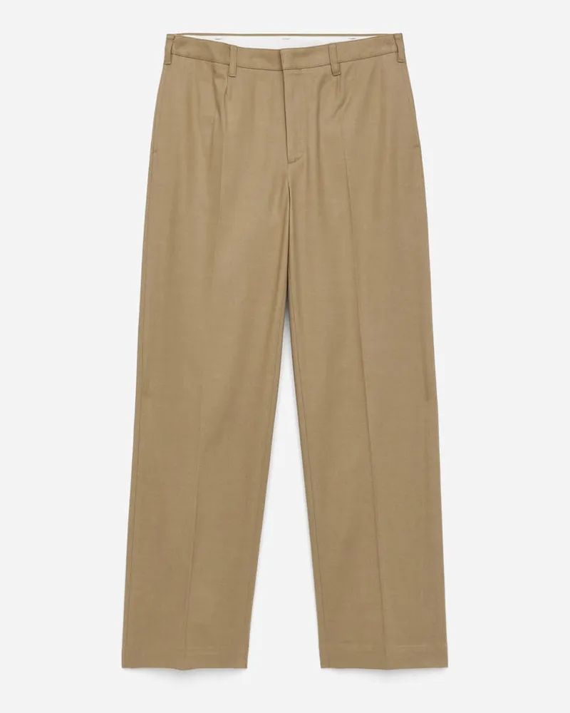 Arket Elegante Baumwollhose -Beige Beige