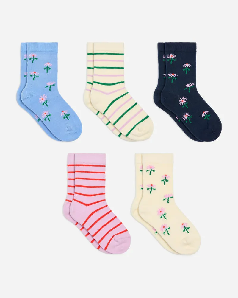 Arket Baumwollsocken 5er-Pack -Weiß Weiß