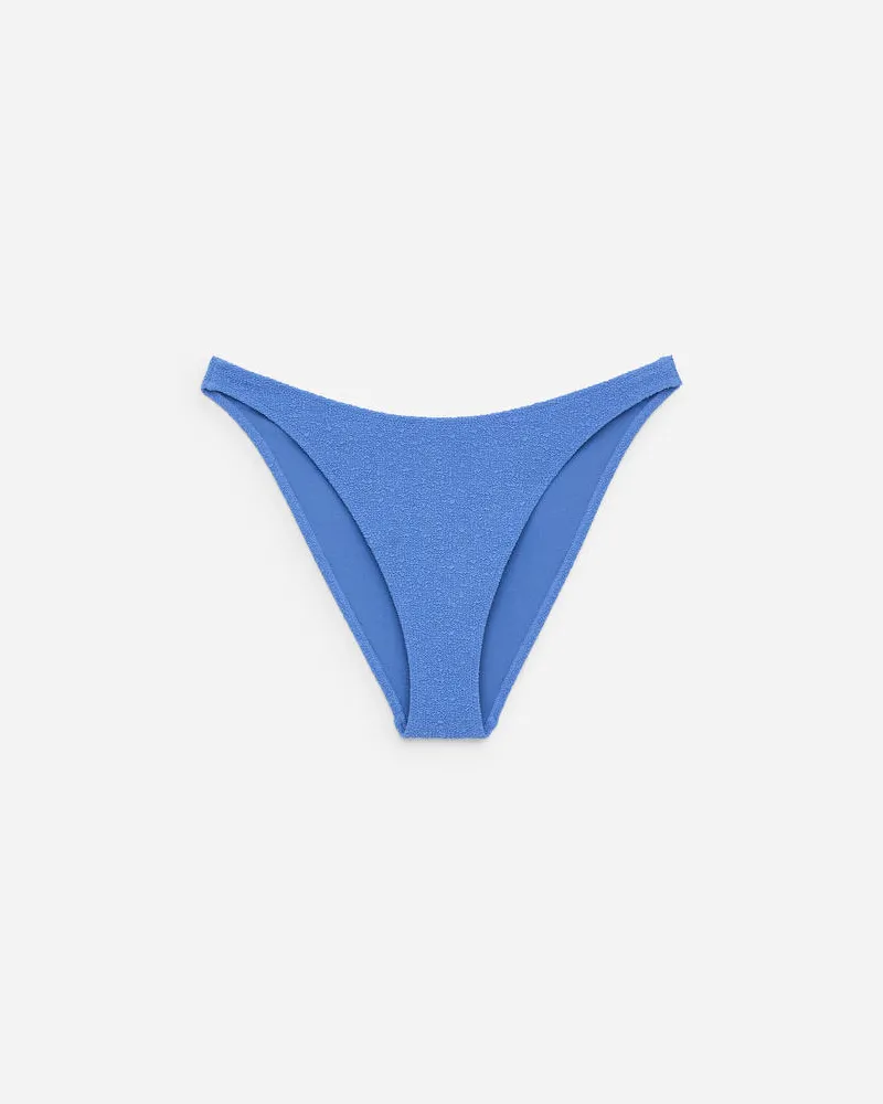 Arket Strukturierte Bikinihose - Blau Blau