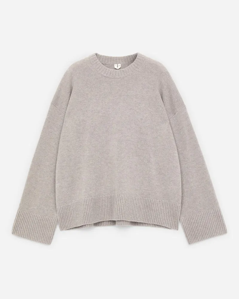 Arket Oversize-Pullover Aus Reinem Kaschmir​ -Beige Beige