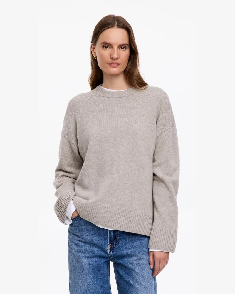 Arket Oversize-Pullover Aus Reinem Kaschmir​ -Beige Beige