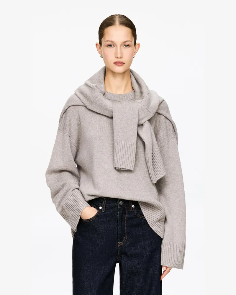 Arket Oversize-Pullover Aus Reinem Kaschmir​ -Beige Beige