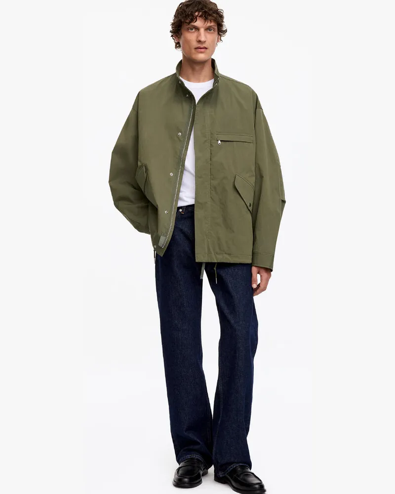 Arket Kurzer 2-in-1-Parka -Grün Grün