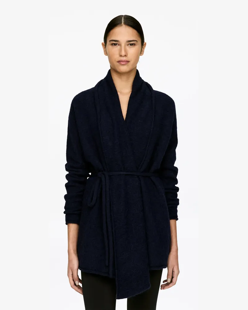 Arket Strickjacke Aus Einer Alpaka-Wollmischung -Blau Blau