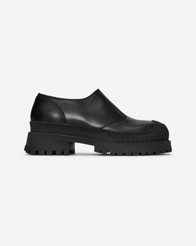 Arket Chunky Lederstiefel -Schwarz Schwarz