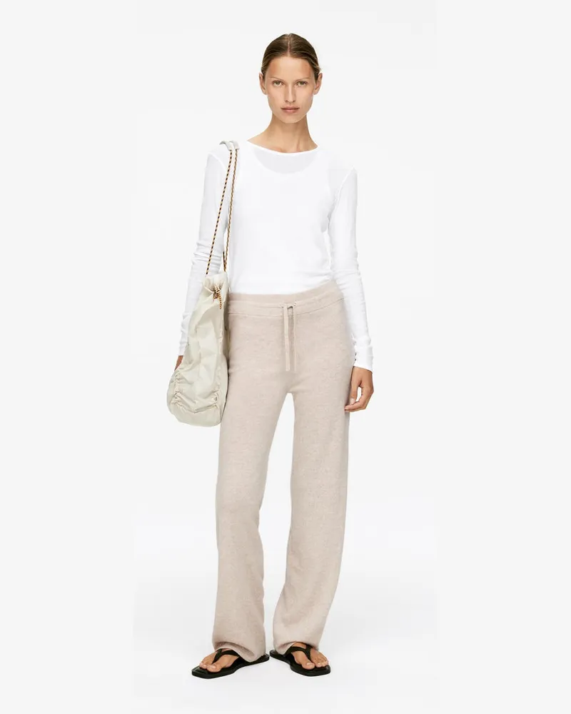 Arket Hose Aus Reinem Kaschmir -Beige Beige