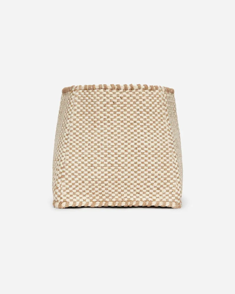 Arket Aufbewahrungskorb Aus Jute, 25  Cm - Beige|Weiß|Mehrfarbig Beige