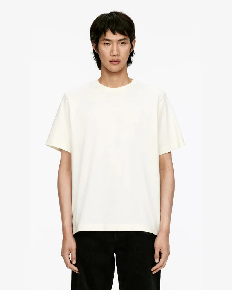 Arket Lockeres T-Shirt 220 GSM -Weiß Weiß