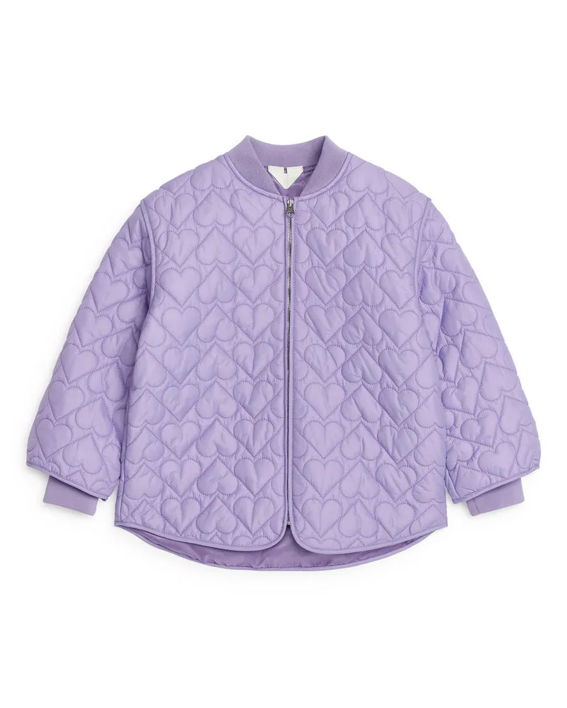 Arket Steppjacke - Lila Lila
