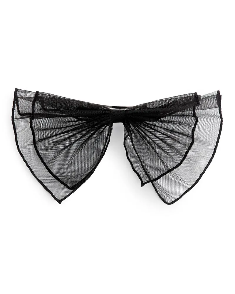 Arket Haarspange Mit Tüllschleife - Schwarz Schwarz