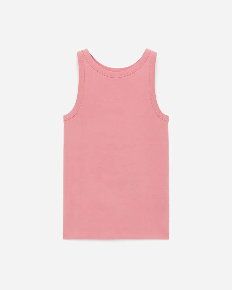 Arket Geripptes Tanktop - Rosa Rosa