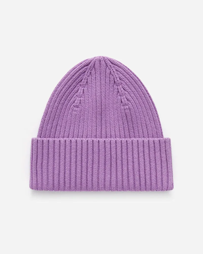 Arket Rippstrickmütze -Lila Lila