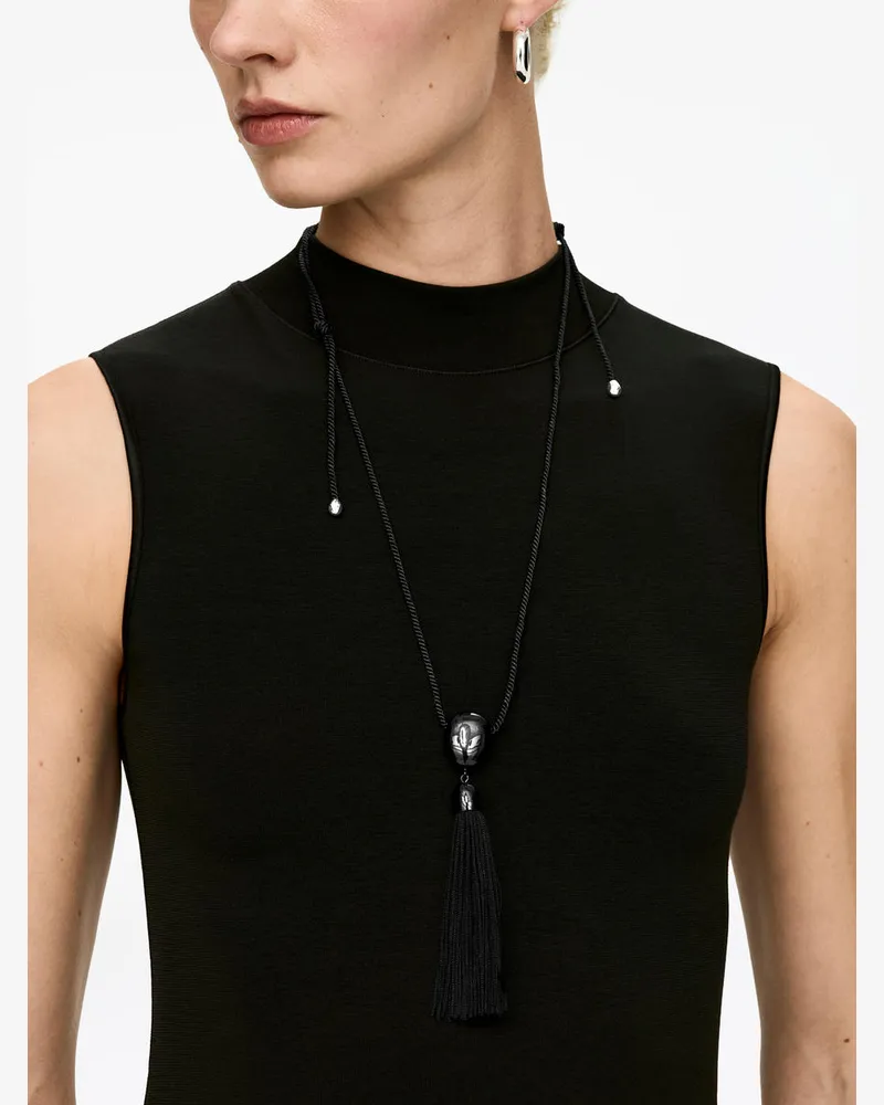 Arket Halskette Mit Quaste -Schwarz Schwarz