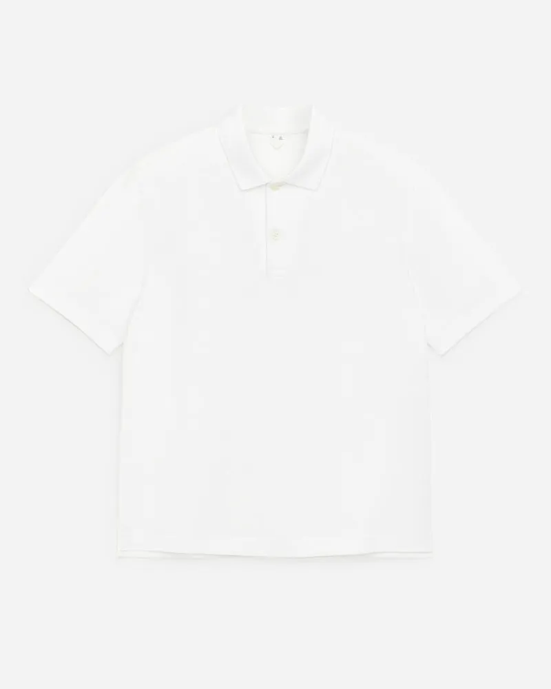 Arket Pikee-Poloshirt -Weiß Weiß