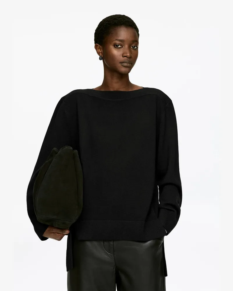 Arket Wollpullover -Schwarz Schwarz