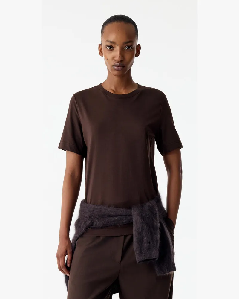 Arket Signature-T-Shirt -Braun Braun