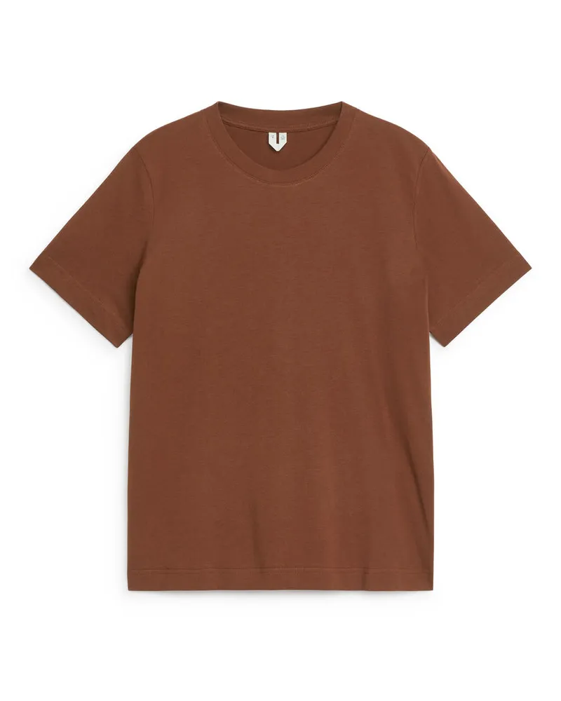 Arket LILY Charakteristisches T-Shirt -Braun Braun