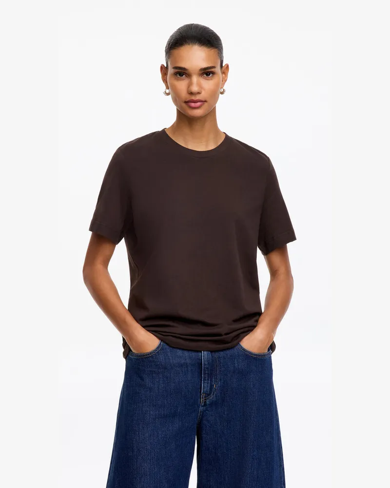 Arket Signature-T-Shirt -Braun Braun