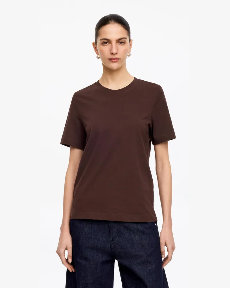 Arket Signature-T-Shirt -Braun Braun