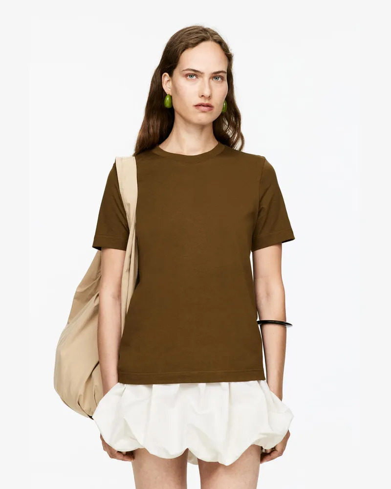 Arket LILY Charakteristisches T-Shirt -Braun Braun