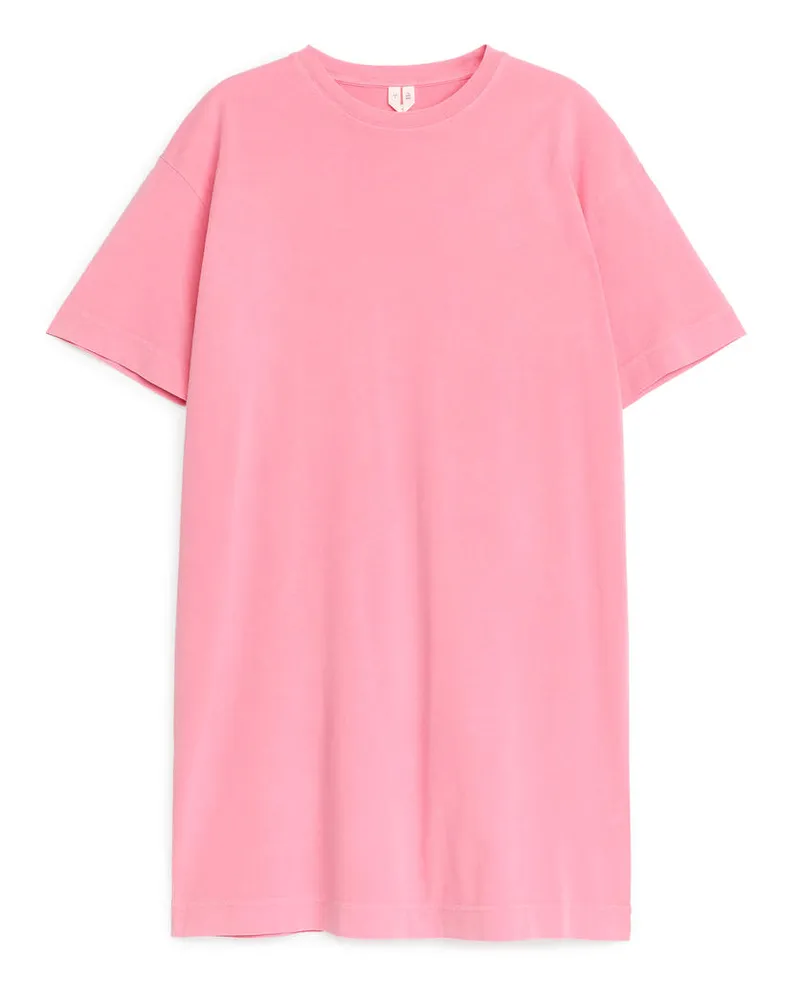 Arket Oversize-T-Shirt-Kleid - Rosa Rosa