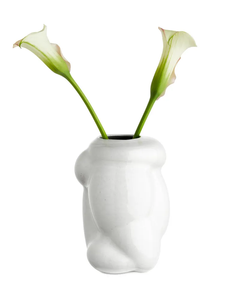 Arket Terrakotta-Vase 25 Cm - Weiß Weiß