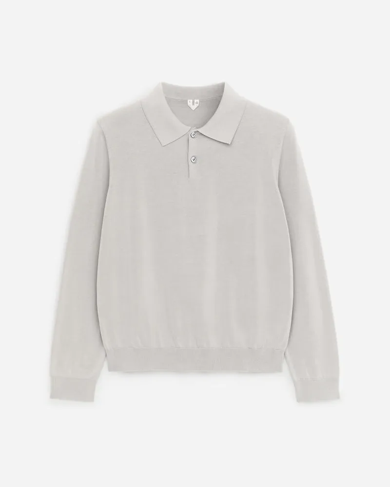 Arket Poloshirt Aus Baumwolle -Beige Beige