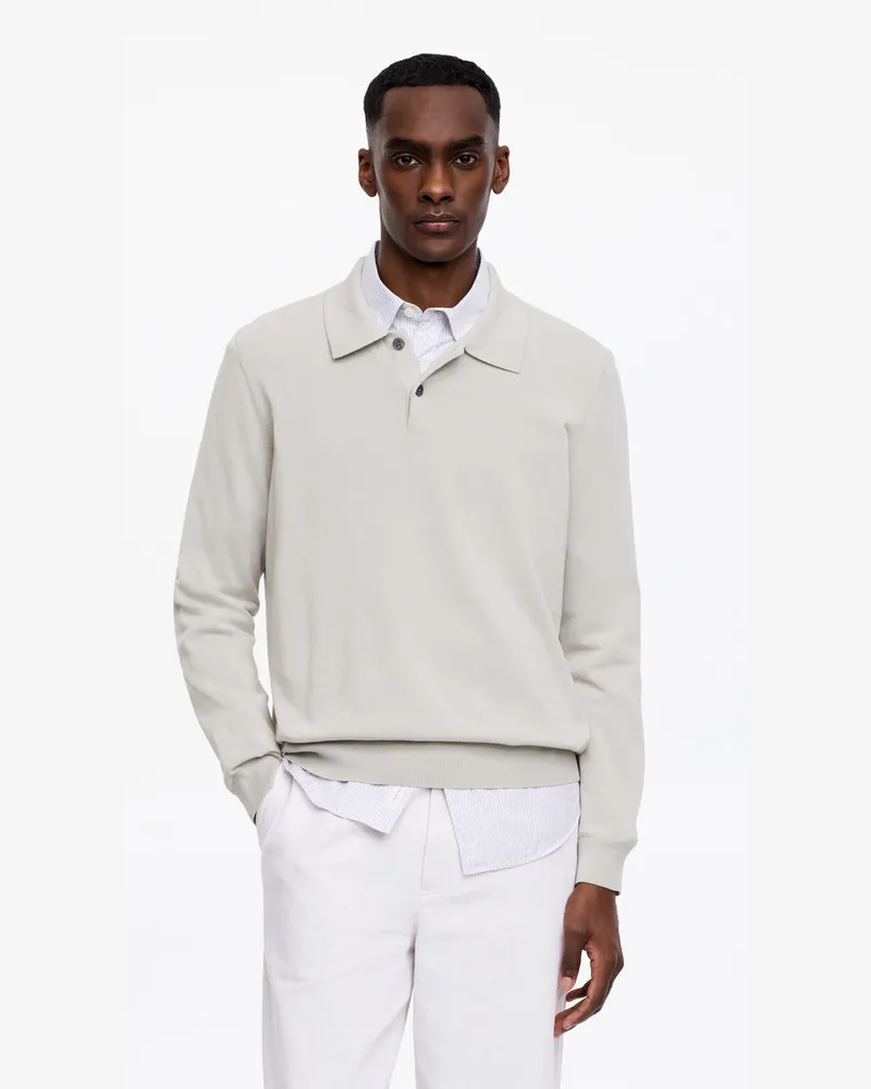 Arket Poloshirt Aus Baumwolle -Beige Beige