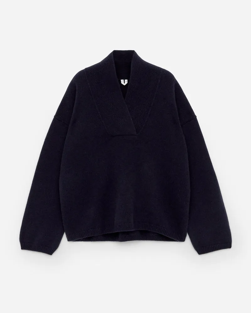 Arket Kaschmirpullover - Blau Dunkelblau