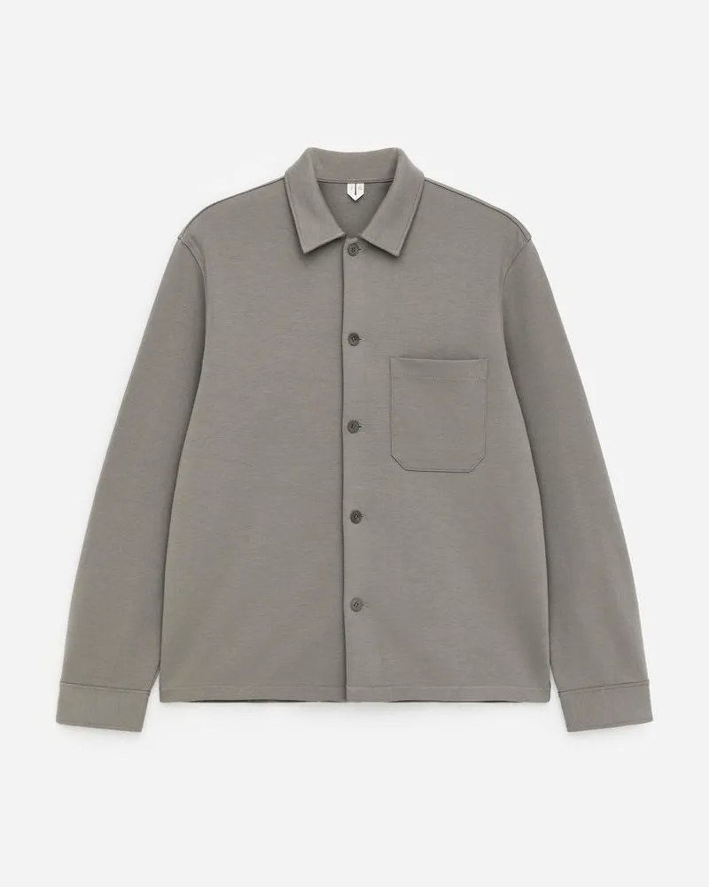 Arket Jersey-Overshirt -Grau Grau