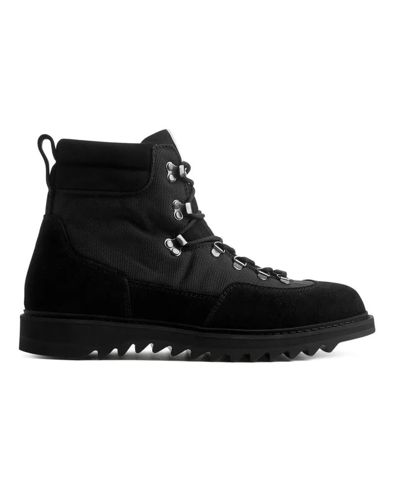 Arket Wanderstiefel - Schwarz Schwarz
