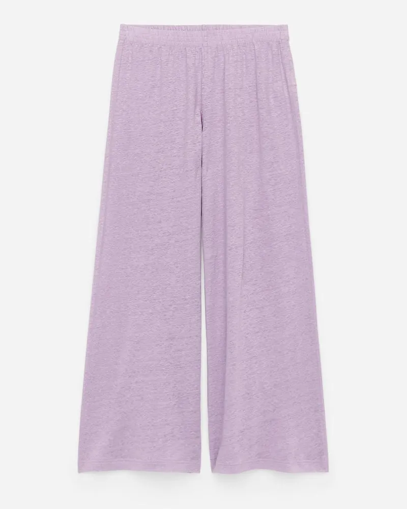 Arket Fließende Leinenhose -Lila Lila