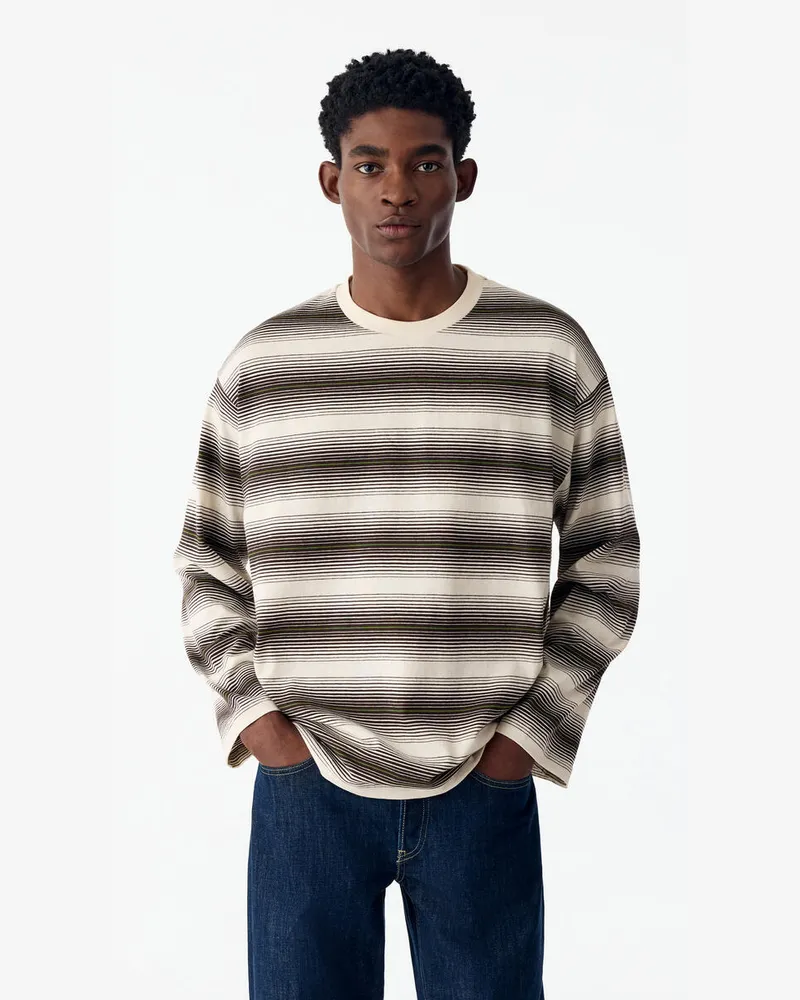 Arket Lockeres Langarmshirt -Braun Braun
