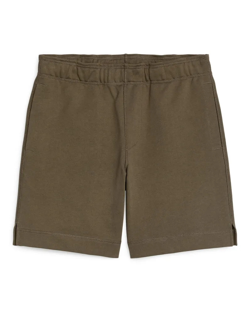 Arket Baumwollshorts - Beige Dunkles