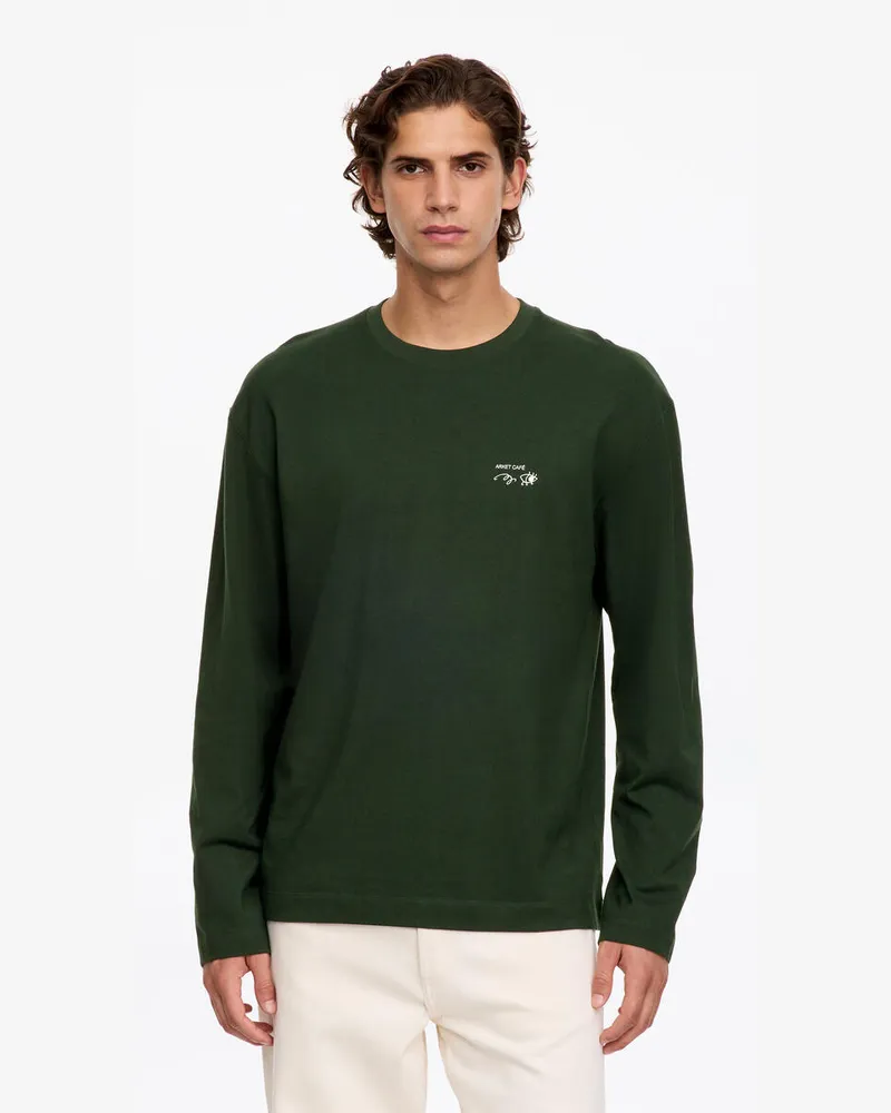 Arket ARKET CAFÉ Langarmshirt -Grün Grün