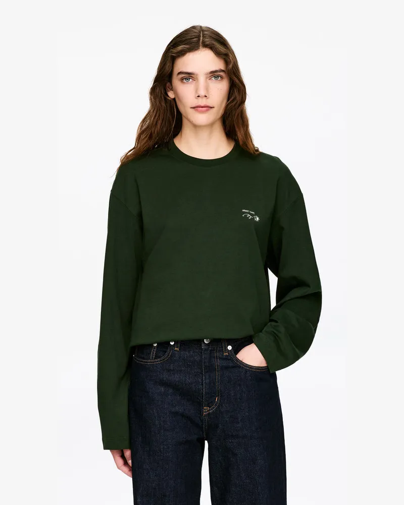 Arket ARKET CAFÉ Langarmshirt -Grün Grün