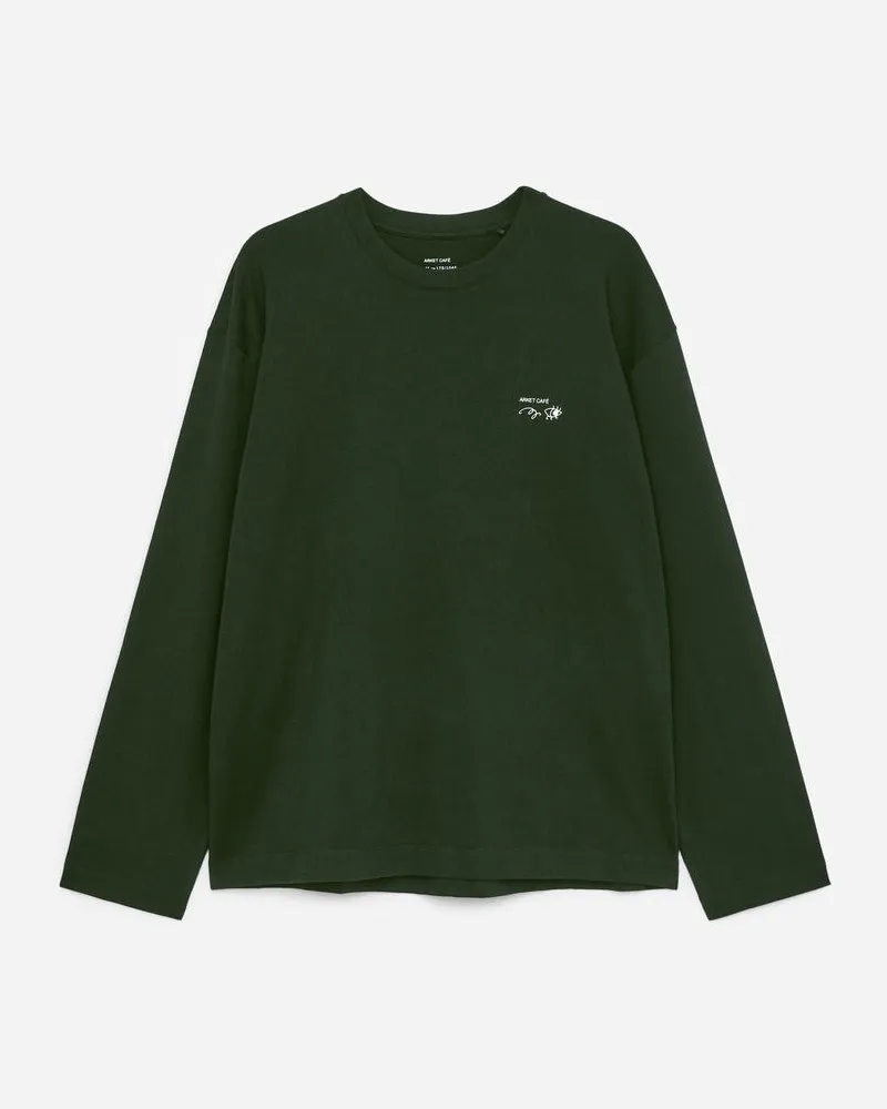 Arket ARKET CAFÉ Langarmshirt -Grün Grün