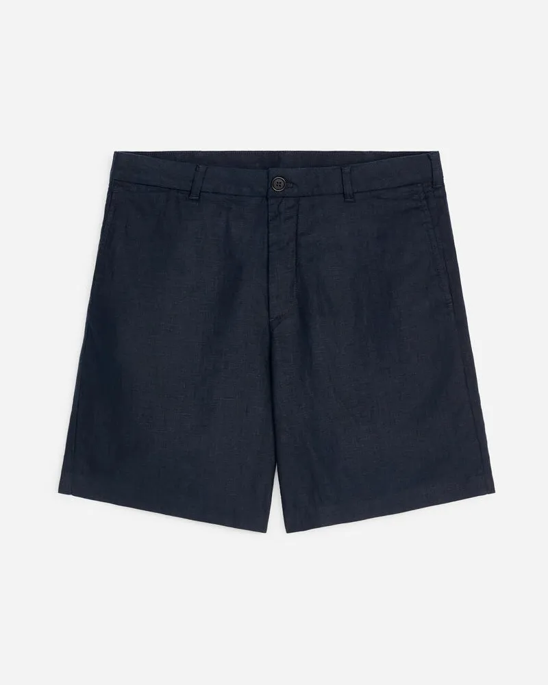 Arket Leinen-Shorts -Blau Blau